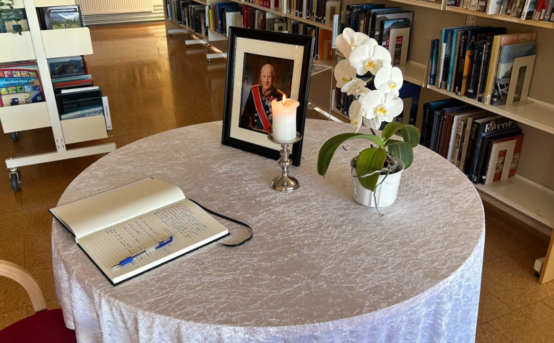 Lenke til artikkel: Kondolanseprotokoll for H. M. Kong Harald V