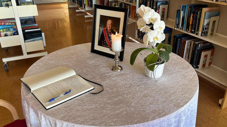 Lenke til artikkel: Kondolanseprotokoll for H. M. Kong Harald V