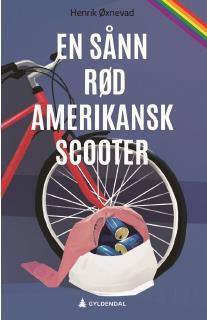 En sånn rød amerikansk scooter