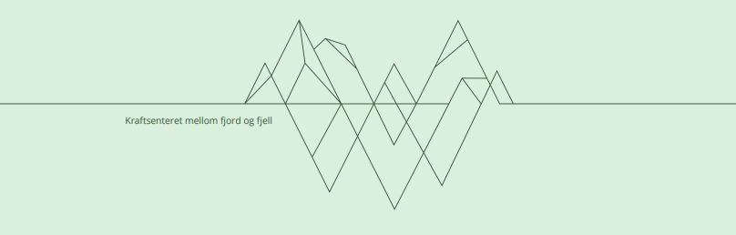 Grafisk profil kraftsenteret mellom fjord og fjell - Klikk for stort bilde